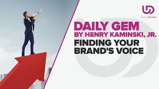 Brand Persona: How To Create Personal Branding - Brand Doctor - Henry Kaminski Jr.