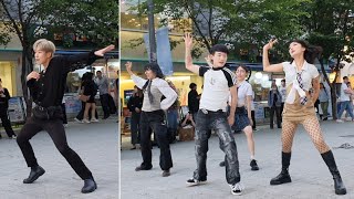 [STREET ARTIST] MIC, CHINESE STUDENT TEAM. WITH ONEOF. SINCHON BUSKING. 230605.