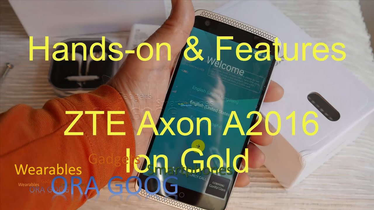 ZTE Axon A2016 4G International Edition - Hands-on & Features (Deutsch ...