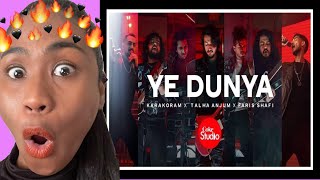 Ye Dunya | Karakoram x Talha Anjum x Faris Shafi | Coke Studio | Season 14 |  Reaction