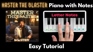 Master the Blaster Piano Tutorial with Notes | Anirudh & Bjorn Surrao | Perfect Piano | 2021
