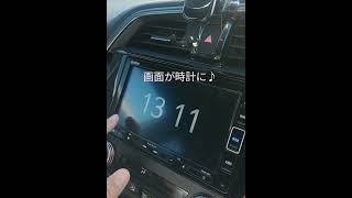 【HONDA】シビックハッチバックFK-7純正ナビが大画面時計に！?