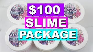 $100 SLIME PACKAGE FROM SCENTED SLIME BY AMY!