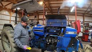 Servicing and adjusting brakes on the Farmtrac 60!