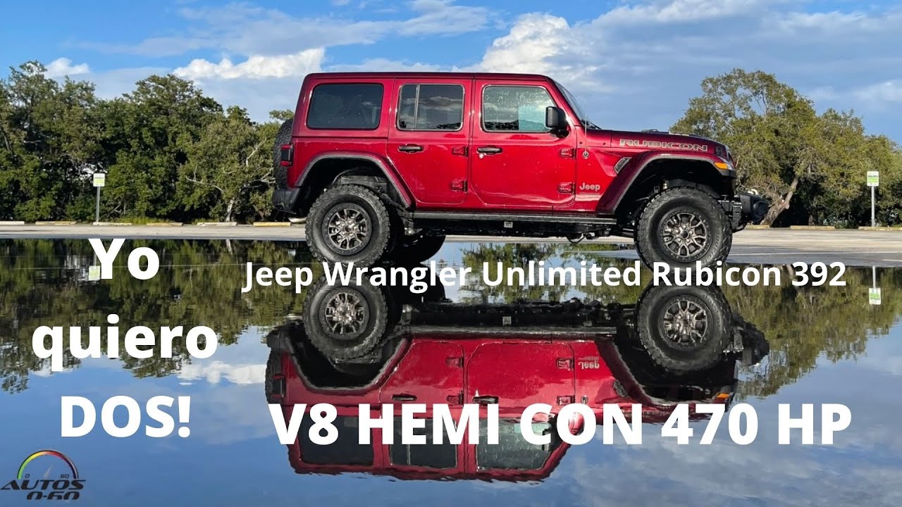 Jeep Wrangler Unlimited Rubicon 392 - V8 HEMI CON 470 HP - YouTube