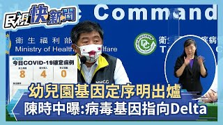 快新聞／新北幼兒園15例確診　陳時中曝病毒基因指向Delta：結果明出爐－民視新聞