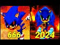 The evolution of SONIC.EXE 666-2024