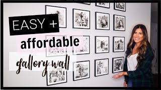 PICTURE COLLAGE WALL | EASY + AFFORDABLE PICTURE WALL WITH MIXTILES