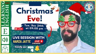 Learn English Through Listening🔥 | LIVE PRACTICE | Christmas Eve 🎅🏻🎄