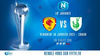 J18 : SC Lyon - FC Sète en direct sur FFFtv (17h45) I National FFF 2020-2021