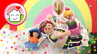 Playmobil Familie Hauser - Fastnachtsumzug mit Anna und Lena - Rosenmontag Karneval Fasching 2022
