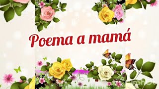 Poema corto a mamá @aprendiendoencasa @poemamamá