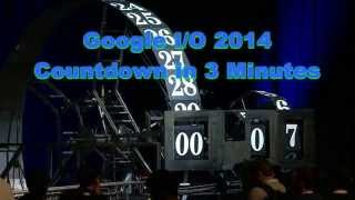 Google I/O 2014 Countdown within 3 Minutes