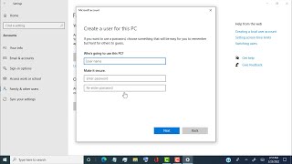 how to create / add new user account on windows laptop or pc / create a guest user