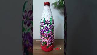 (Vlog-27)My daily lifestyle (অসাধারণ বোতল পেন্টিং) ||how to  bottle  decorations||