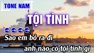Tội Tình Karaoke Tone Nam ( Am ) Beat Hay | Karaoke Đăng Khôi