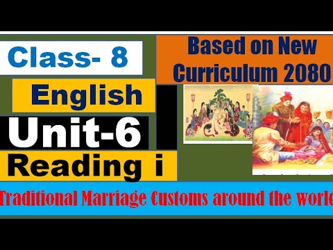 Grade 8 English Chapter 6 Class 8 English Unit 6 Youtube