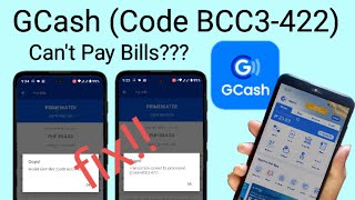 GCash Code BCC3-422 || Invalid identifier & Account No. Transaction cannot be processed fix!