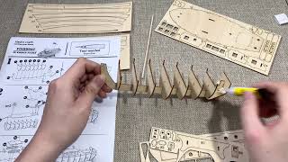 Building A Fishing Boat 1:40 Scale, Scale Boat Wooden Model Kit
