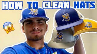 HOW TO CLEAN BASEBALL HATS
