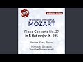 Piano Concerto No. 27 in B-Flat Major, K. 595: I. Allegro