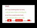 how to talk about your family _কিভাবে নিজের পরিবার সম্পর্কে বলবেন। _spoken english.