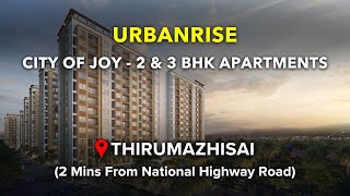 Thirumazhisai Apartments For Sale | Urbanrise City of Joy | Chennai Thirumazhisai #flats #flat #sale