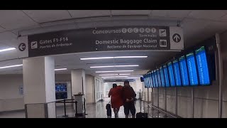 Walkthrough from TSA Security at ATL International Terminal to Concourse E using the Plane Train.