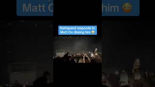 #Nettspend responded to #MattOx accusing him of stealing his swag at his show last night 😳👀