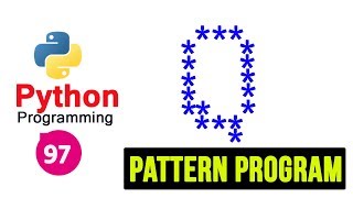 Python Pattern Programs - Printing Stars in Q Shape