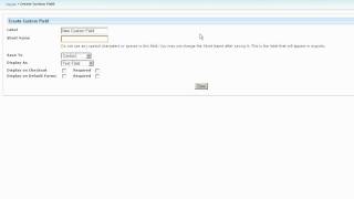 Custom Fields, Launch and Learn