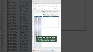 How to visualize data with Python in Excel. 🤯 #excel #python #tutorial