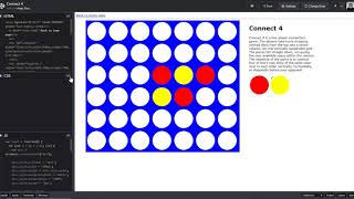 Javascript ReactJs Connect4 - #16 Creating the Game board