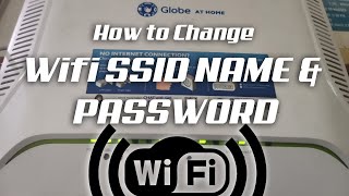 How to CHANGE WiFI PASSWORD for GLOBE HG180 (VDSL Modem - PPPOE)