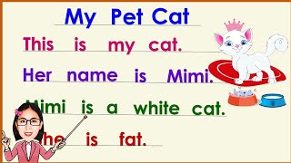 Practice Reading || Short Story for Kids || Reading Lesson || Mimi the Cat ||