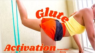 Glute Activation For leg Day *Beach View* Grow Your Booty Quick