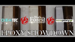 Thick Pour Epoxy Showdown - Chemtec vs Black Forest vs Ecopoxy