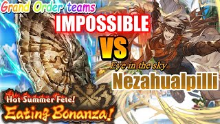 【グラブル】イベント「熱闘！ 真夏のフードファイト！」　難易度HIGH LEVEL「Lv100 カキフライ」 VS 「ネツァワルピリ」Part1【グランデ編成】