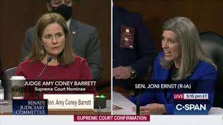 U.S. Senator Joni Ernst Questions Judge Amy Coney Barrett