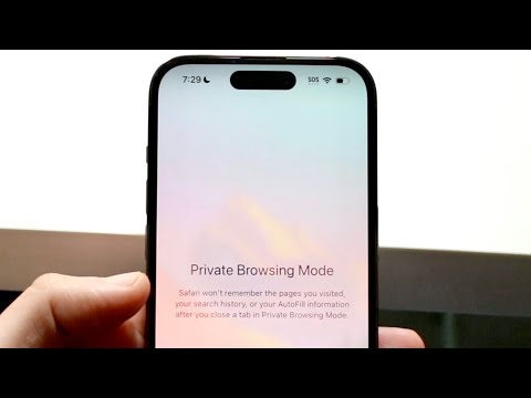 How do I turn off Private mode in settings?