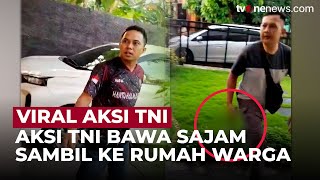 Anggota TNI Bawa Parang Diduga Ancam Warga, Begini Kata Dandim Kebumen | OneNews Update