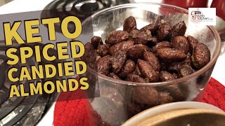 Keto Spiced Candied Almonds - Sugar-Free #ketorecipes #ketodiet #weightloss #ketoholidayrecipes