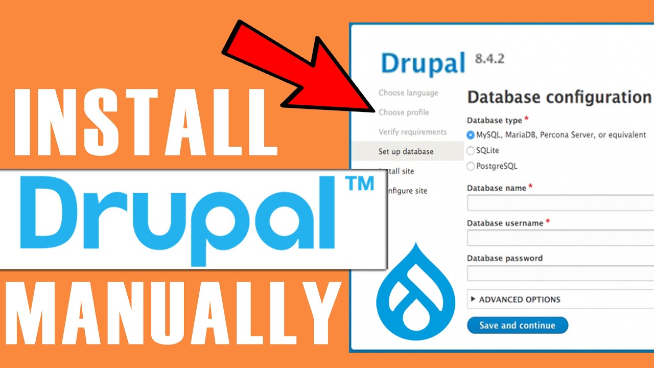 How To Install Drupal Manually Youtube