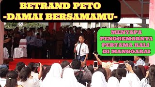 Damai Bersamamu -Betrand Peto || Live Cover Memeriahkan HARDIKNAS di Lapangan Motang Rua Ruteng.