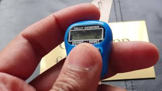 Finger Tally Counter (Digital) - How To Use