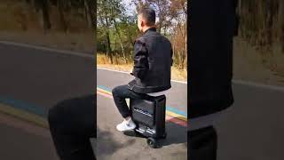 Airwheel-Free Intelligent Life--airwheel ride on smart luggage scooter suitcase electric suitcase