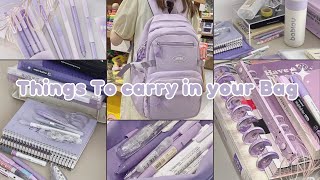 things you should keep in your school bag ♡ | school bags essentials