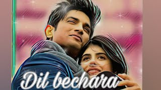 On Dil Bechara Art | Tribute to SSR | Vector editing PicsArt | Sparkling Mist