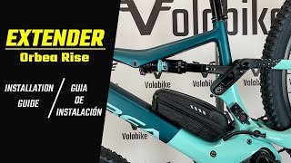 Guía de instalación EXTENDER en ORBEA RISE +540wh