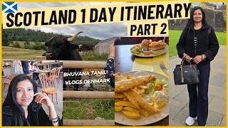 ஸ்காட்லாந்தில் ஒரு நாள் pt2 | Denmark to Scotland Travel Vlog |  @bhuvanatamilvlogsdenmark